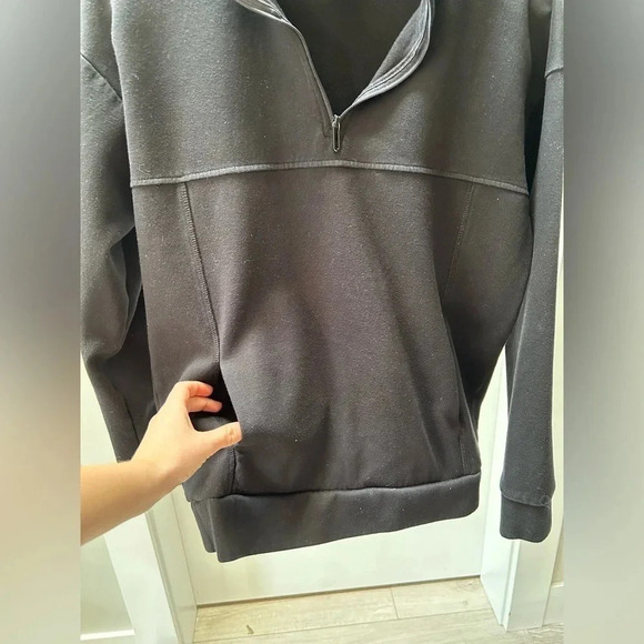 ☀️ZARA black quater  zip sweater - Picture 5 of 6